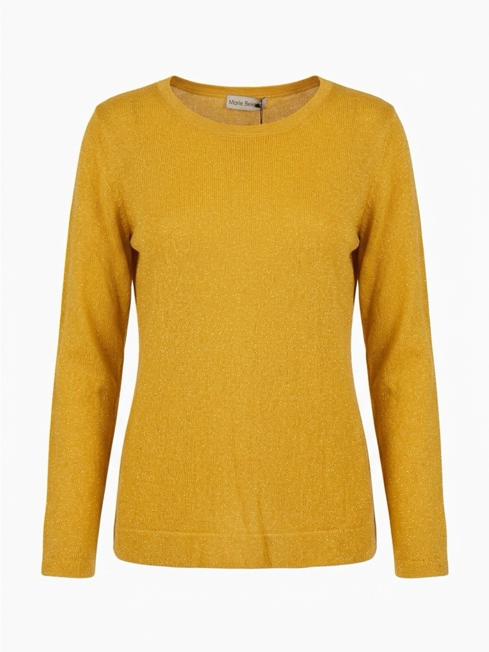 Gold Long-Sleeve Knit Camisole
